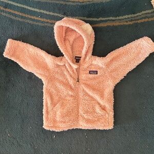 Patagonia Baby Furry Friends Fleece Hoody Pink 6-12M